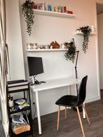 IKEA Office set: IKEA LINNMON Desk + IKEA Lamp + JYSK Chairs, Ophalen, Zo goed als nieuw, Zwart, Bureaustoel