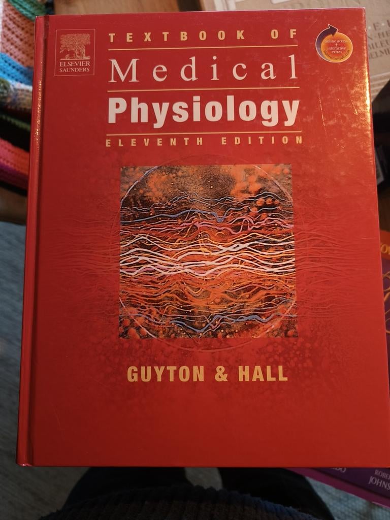 Medical Physiology Studieboek - Guyton & Hall, Boeken, Guyton & Hall, Ophalen of Verzenden, Beta, WO