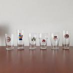 6 Merkglazen Bier komen uit een verzameling (Serie 8a), Verzamelen, Biermerken, Nieuw, Overige merken, Glas of Glazen, Ophalen