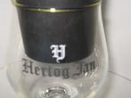 Oud Hertog Jan bierglas .. type cognacglas 0,25l RC wit logo, Glas of Glazen, Gebruikt, Ophalen of Verzenden, Hertog Jan