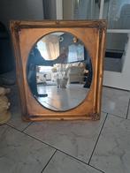 Mooie spiegel in goudkleurige lijst, 50 tot 100 cm, Minder dan 100 cm, Rechthoekig, Ophalen