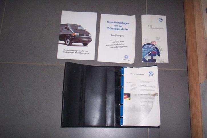 Complete map met boekjes voor VW CADDY type 2  1995/2004, Auto diversen, Handleidingen en Instructieboekjes, Ophalen of Verzenden