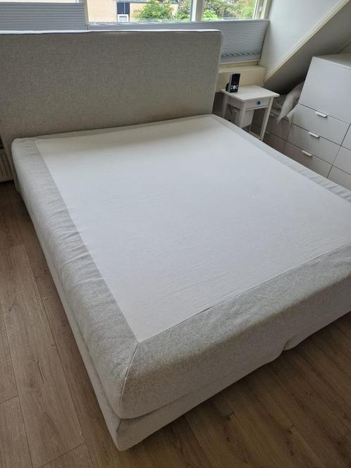 IKEA Boxspring Dunvik 180x200 + Emma Hybrid matras –Topstaat, Huis en Inrichting, Slaapkamer | Boxsprings, Zo goed als nieuw, 180 cm