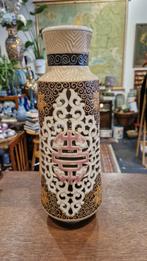 Chinese Keramiek Lampenvoet met opengewerkt design, Ophalen of Verzenden