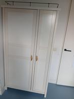 witte kledingkast massief hout, Huis en Inrichting, Ophalen, Gebruikt, 100 tot 150 cm, 150 tot 200 cm