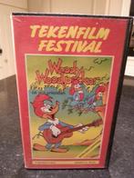 VHS videoband van Woody Woodpecker en zijn vrienden Tekenfil, Tekenfilms en Animatie, Alle leeftijden, Ophalen of Verzenden, Zo goed als nieuw