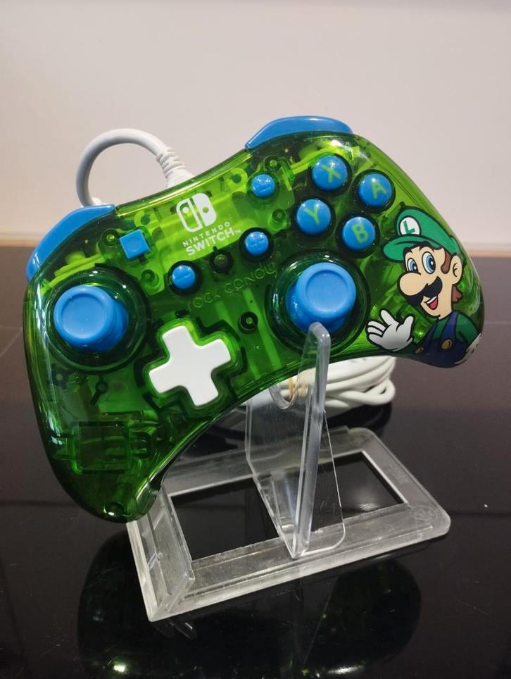Rock Candy Controller - Luigi - Nintendo Switch, Spelcomputers en Games, Spelcomputers | Nintendo Consoles | Accessoires, Zo goed als nieuw