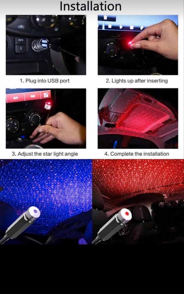 USB Sterrenhemel Projector Lamp, Huis en Inrichting, Lampen | Losse lampen, Nieuw, Led-lamp, Minder dan 30 watt, Overige fittingen