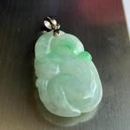 Natuurlijk jade jadeiet hanger( FEI CUI) in Aapmotief, Verzenden, Nieuw, Groen, Overige materialen