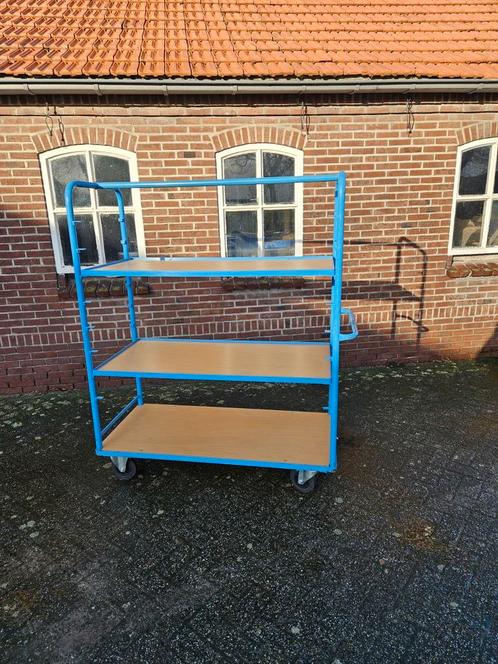 Etagewagen EUROCRAFT pro (verstelbaar)/magazijnwagen/kar, Doe-het-zelf en Verbouw, Zwenkwielen, Gebruikt, Ophalen