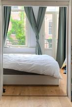 Groene verduisterende gordijnen, Huis en Inrichting, Gebruikt, 200 cm of meer, Ophalen of Verzenden, 200 cm of meer