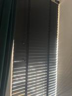 2x Zwarte Houten Jaloezieën 80x210cm, Huis en Inrichting, Stoffering | Gordijnen en Lamellen, Ophalen, Gebruikt, 200 cm of meer