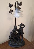 Brocante/vintage/art noveau lamp, Ophalen of Verzenden