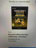 NIEUW! Minecraft Minecoins Pack 3500 coins download, 1 speler, Ophalen of Verzenden, Nieuw, Vanaf 7 jaar