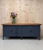 Dressoir, Industriële werkbank, Werkbank, Wandmeubel, Ophalen of Verzenden