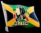 Bob Marley Jamaica vlag pin, Verzenden, Nieuw, Figuurtje, Speldje of Pin