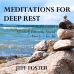 CD: Jeff Foster 4 Meditations for Deep Rest, Nieuw, Verzenden
