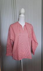 CARNAVAL BOEREN KIEL maat 42 ROOD WIT GESTREEPT met HANDEN, Carnaval, Maat 42/44 (L), Boerenkiel, Ophalen of Verzenden