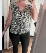 Zebra shirt, Zwart, Ophalen of Verzenden, Zo goed als nieuw, Korte mouw