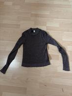 Leuke glitter top maat M paars/zwart, Kleding | Dames, Ophalen of Verzenden, Zo goed als nieuw, Zwart, Zonder mouw