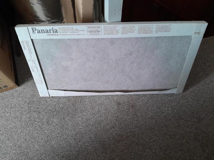 Badkamertegels grijs, Doe-het-zelf en Verbouw, Tegels, Nieuw, Vloertegels, Keramiek, 60 cm of meer, 40 tot 60 cm, Minder dan 5 m²