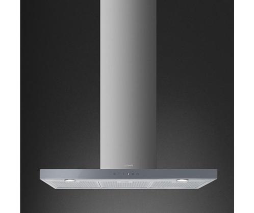 SMEG KS905SXE2 90CM Wandafzuigkap, Witgoed en Apparatuur, Afzuigkappen, Nieuw, Wandschouwkap, 600 tot 800 m³ per uur, Recirculatie