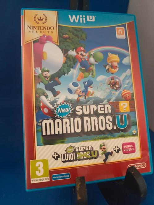 New Super Mario Bros. U + New Super Luigi U, Wii U, Spelcomputers en Games, Games | Nintendo Wii U, Zo goed als nieuw, Avontuur en Actie