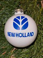 Witte kerstbal New Holland, Verzamelen, Ophalen of Verzenden, Nieuw, Gebruiksvoorwerp