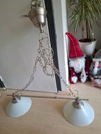 Ikea Hanglamp Kroby met 2 lampen, Huis en Inrichting, Lampen | Hanglampen, Ophalen, Gebruikt, Glas, Modern