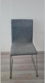 6 Grijze Stoelen - Gebruikt, Goede Staat, Huis en Inrichting, Stoelen, Gebruikt, Ophalen of Verzenden, Stof, Vijf, Zes of meer stoelen