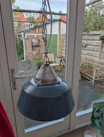Industriële Fabriekslamp, Huis en Inrichting, Lampen | Hanglampen, Ophalen, Gebruikt, Metaal, Minder dan 50 cm
