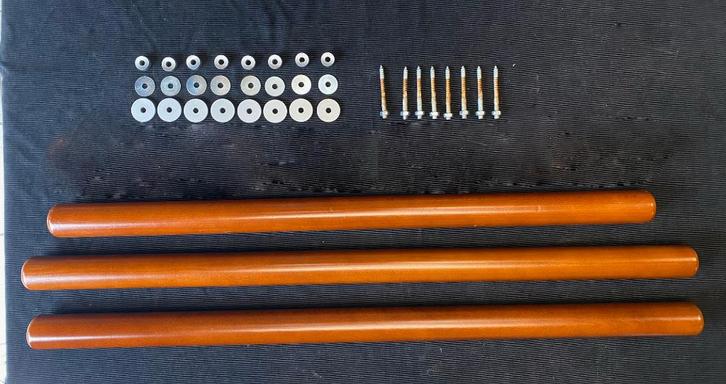 3 x marantie trapleuningen 1 x 87 cm  50 mm 2 x 97 cm, Doe-het-zelf en Verbouw, Ladders en Trappen, Gebruikt, Trap, 2 tot 4 meter