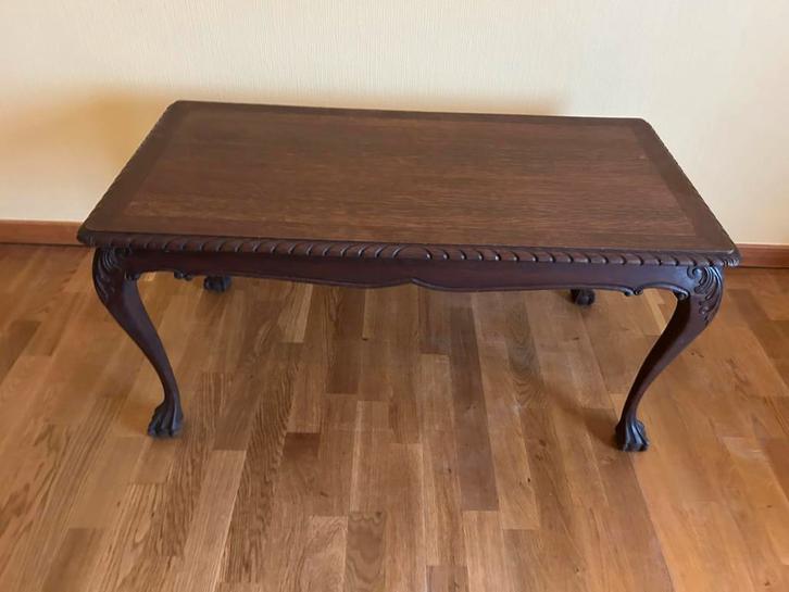 Antieke Salontafel met Sierlijke Poten, Antiek en Kunst, Antiek | Meubels | Tafels, Ophalen