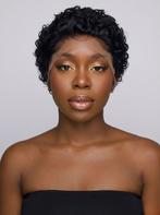 Pixie Cut Curly Human Hair Wig, Ophalen of Verzenden, Nieuw, Pruik of Haarverlenging