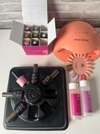 Pink Gellac Set compleet, Sieraden, Tassen en Uiterlijk, Uiterlijk | Cosmetica en Make-up, Gebruikt, Ophalen of Verzenden, Handen en Nagels
