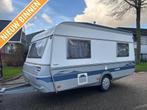 Fendt Saphir 420 LUIFEL, VAST BED € 6995,, Caravans en Kamperen, Caravans, Treinzit, Bedrijf, Vast bed, Serviceluik