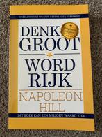nieuw - DENK GROOT WORD RIJK - Napoleon Hill, Boeken, Verzenden, Zo goed als nieuw