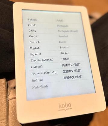 Kobo Glo e-reader - wit | werkt perfect beschikbaar voor biedingen