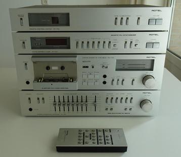 Vintage Rotel RA-700, RR-700, RT-700 en RD-700 set uit 1981