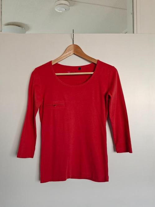 Koraalrood shirt Bonprix maat 32/34, Kleding | Dames, Tops, Gedragen, Maat 34 (XS) of kleiner, Rood, Ophalen of Verzenden