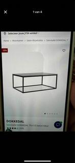 Salontafel DOKKEDAL 75x115 - Betonlook, Huis en Inrichting, Tafels | Salontafels, 100 tot 150 cm, Zo goed als nieuw, Metaal, Minder dan 50 cm