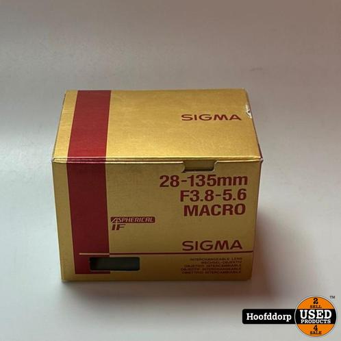 Sigma 28-135mm F3.8-5.6 Macro, Audio, Tv en Foto, Fotografie | Lenzen en Objectieven, Zo goed als nieuw