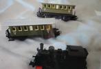 Märklin Locomotief met 2 personenwagons, Hobby en Vrije tijd, Modeltreinen | H0, Wisselstroom, Gebruikt, Locomotief, Ophalen of Verzenden