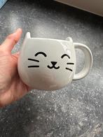 HEMA Mok - Kat / poes wit, Ophalen of Verzenden, Zo goed als nieuw