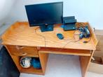 Houten Bureau met Lades, Huis en Inrichting, Ophalen, Gebruikt, Bureau