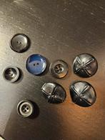 8 Verschillende Zwarte Knopen, Ophalen of Verzenden