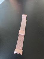 Rose Gouden Horlogeband Fitbit - Staal, Ophalen of Verzenden, Zo goed als nieuw, Roze, Staal