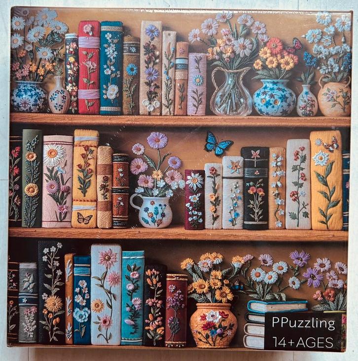 Collagepuzzel Floral  Chapters (nieuw), Hobby en Vrije tijd, Denksport en Puzzels, Zo goed als nieuw, Ophalen of Verzenden