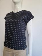 NED top. Maat S. Zwart/travelstof., Nijmegen, Zwart, Verhip-vintage.nl, Ophalen of Verzenden