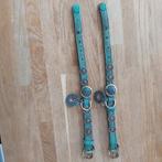 DWAM 

Leren Turquoise Rebel Hondenhalsband, Ophalen of Verzenden, Zo goed als nieuw